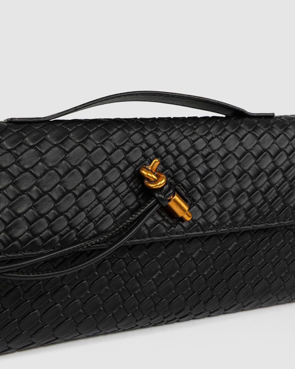 Colette by Colette Hayman Gigi Top Handle Clutch (Black)