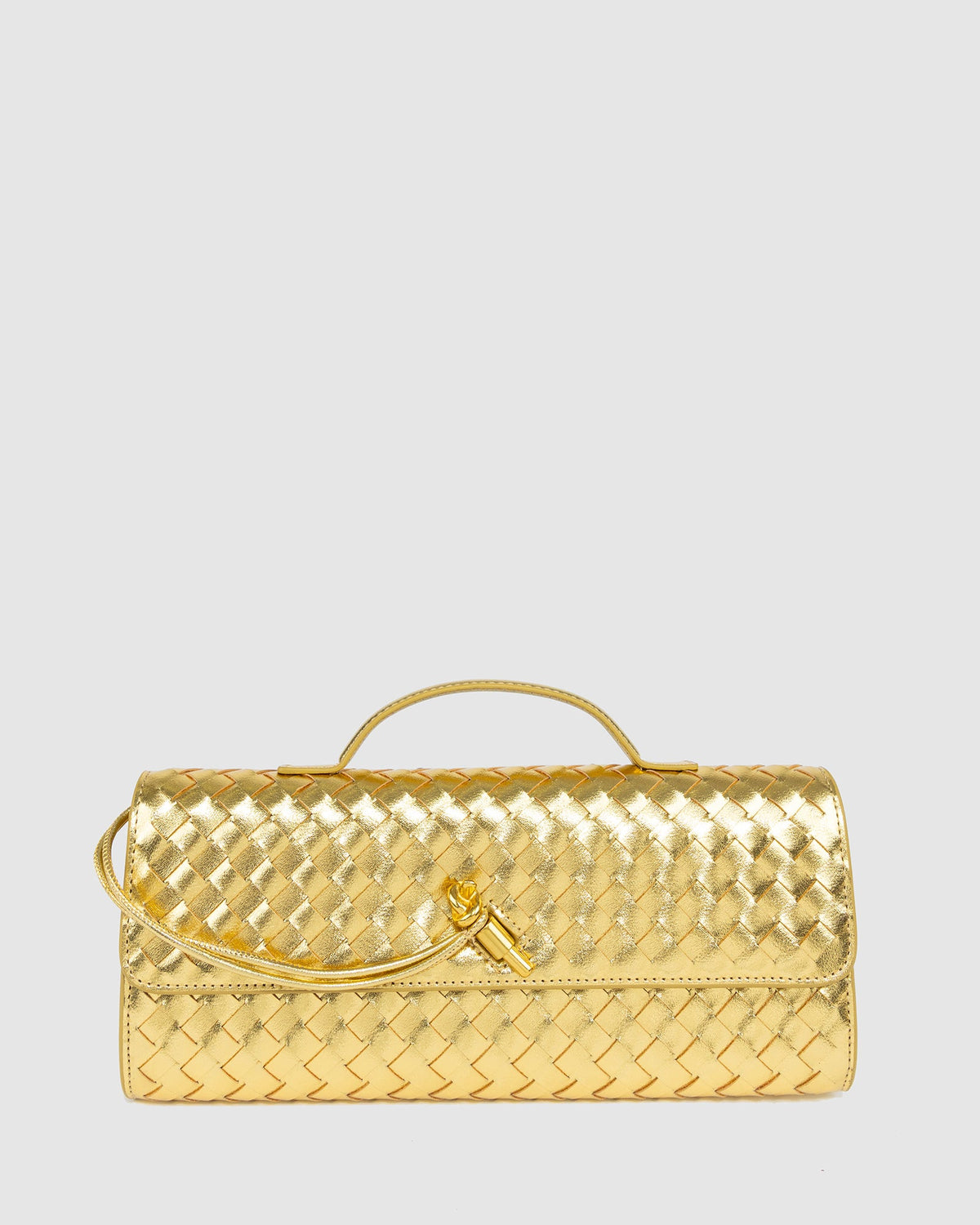 Colette by Colette Hayman Gigi Top Handle Clutch (Gold)