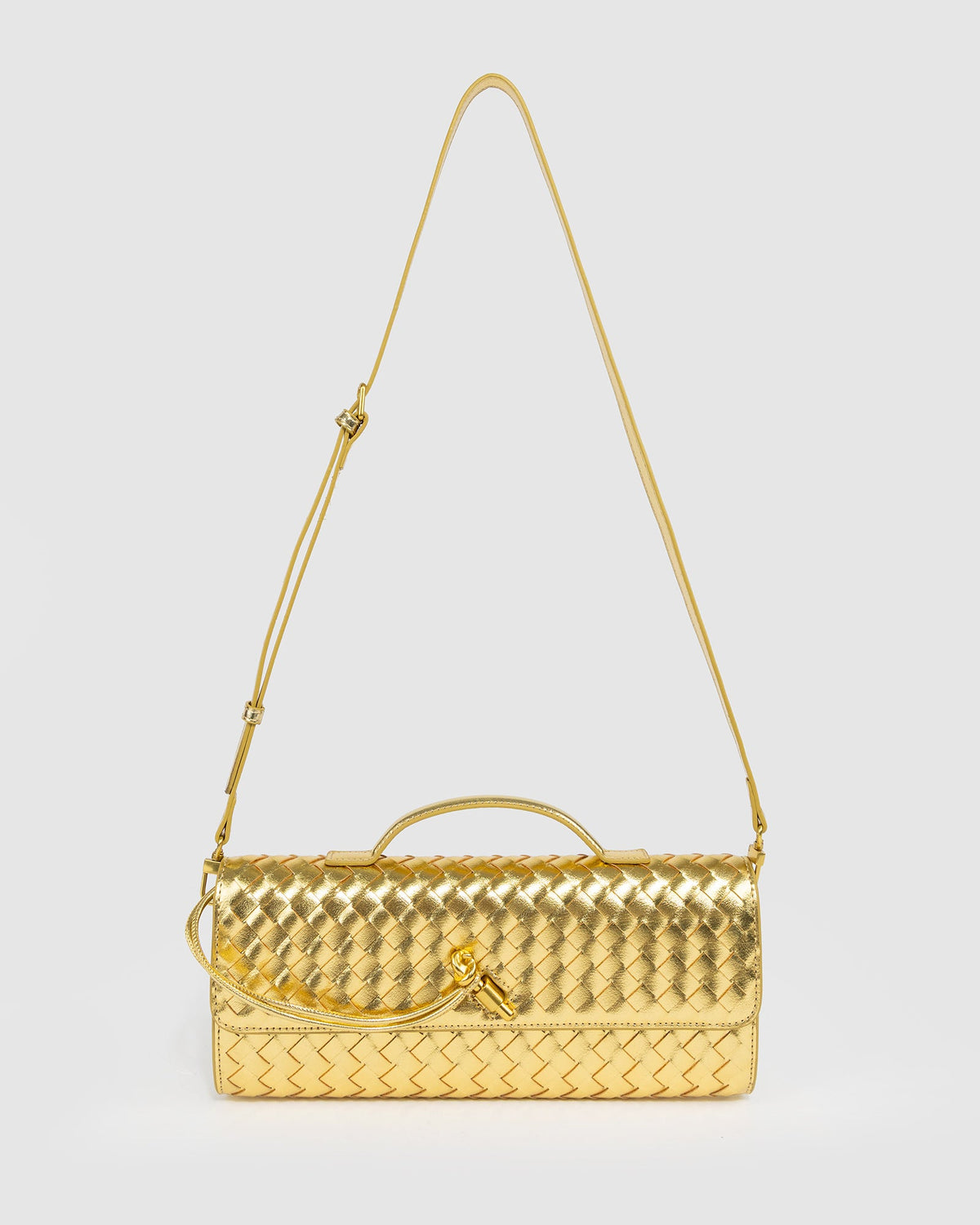Colette by Colette Hayman Gigi Top Handle Clutch (Gold)