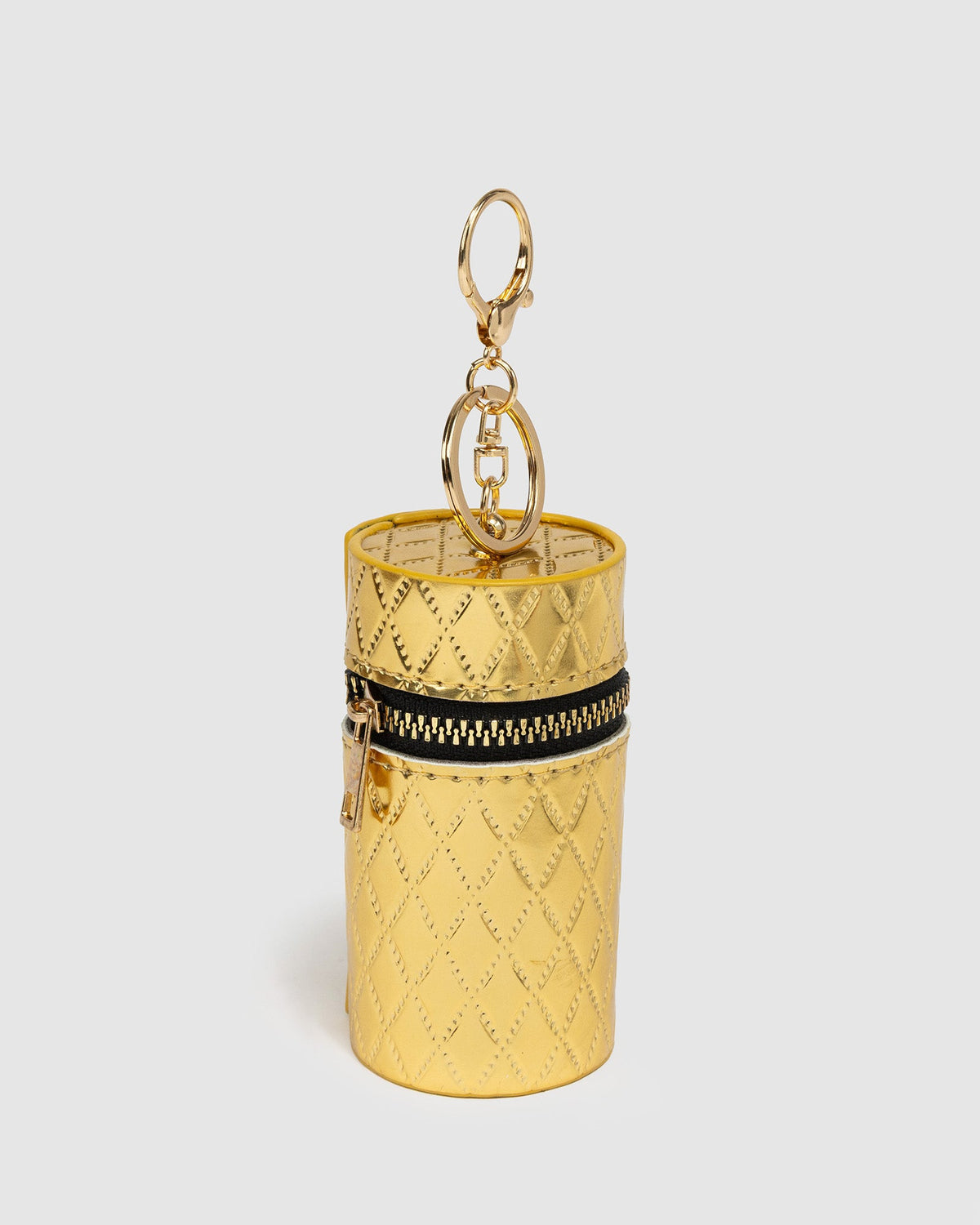 Image of Accessories. Product name - Glam Girl Bag Charm Gold in Gold colour by brand - Colette by Colette Hayman