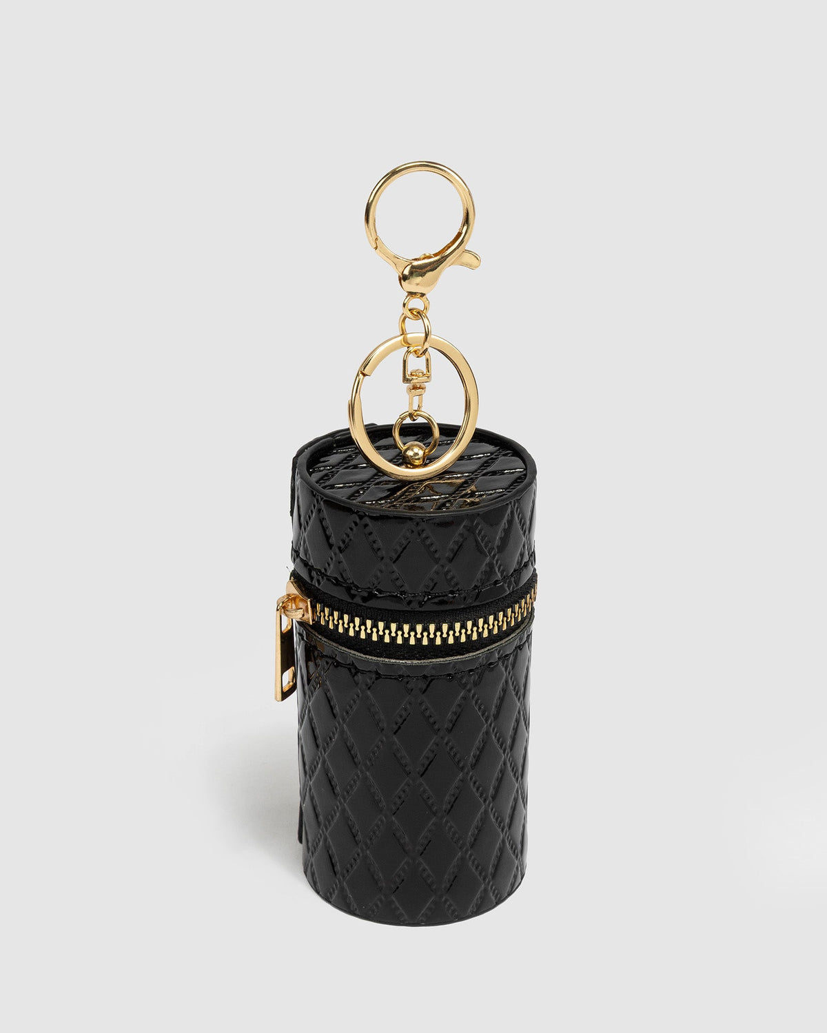 Image of Accessories. Product name - Glam Girl Bag Charm Black in Black colour by brand - Colette by Colette Hayman