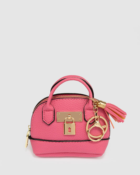 Colette by Colette Hayman Tiny Icon Bag Charm (Pink)