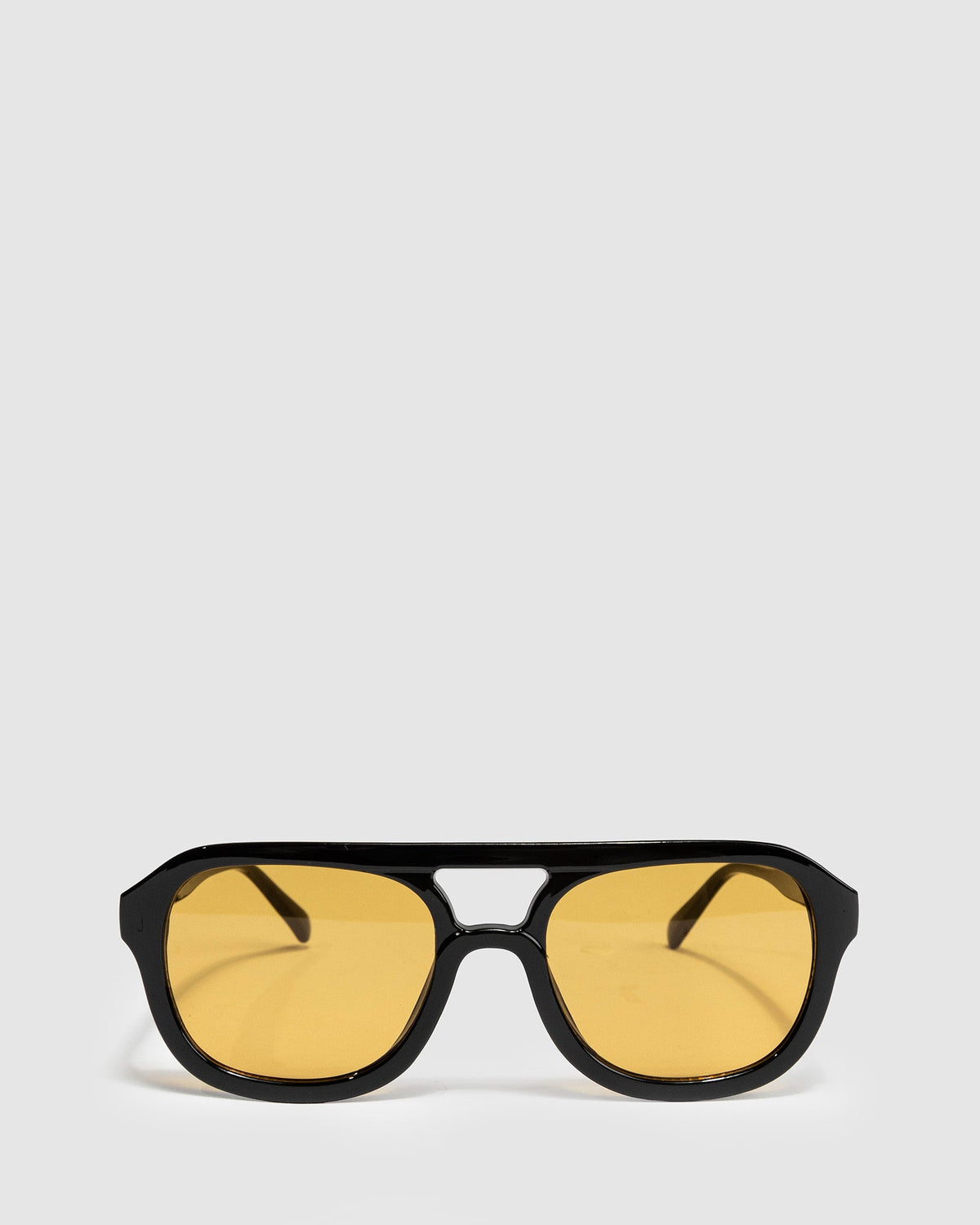Colette by Colette Hayman Lense Aviator Fashion Glasses (Yellow)