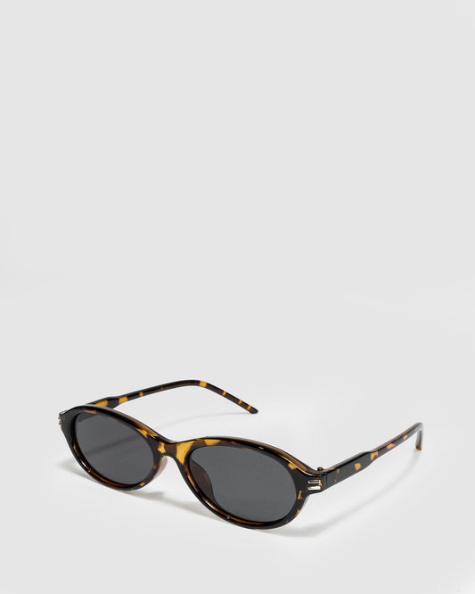 Image of Accessories. Product name - Tortoise Shell Oval Frame Fashion Glasses in Brown colour by brand - Colette by Colette Hayman