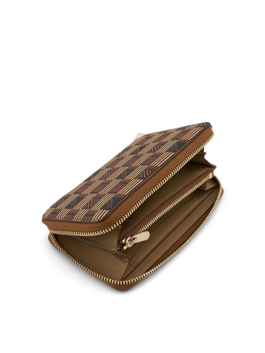 MOREAU Continental Zip Wallet (Brown)