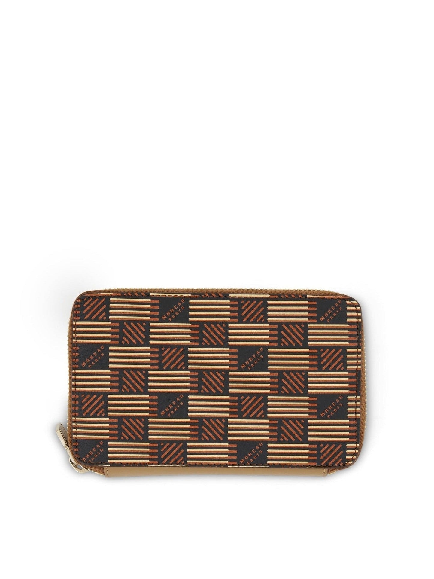 Image of Wallets & Money Clips. Product name - Continental Zip Wallet in Brown colour by brand - MOREAU