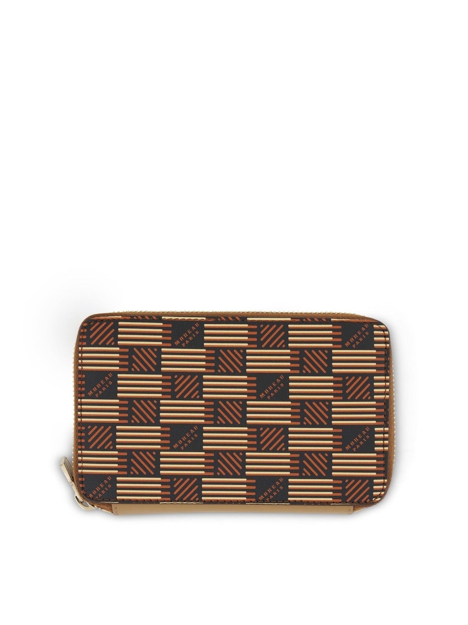 Image of Wallets & Money Clips. Product name - Continental Zip Wallet in Brown colour by brand - MOREAU