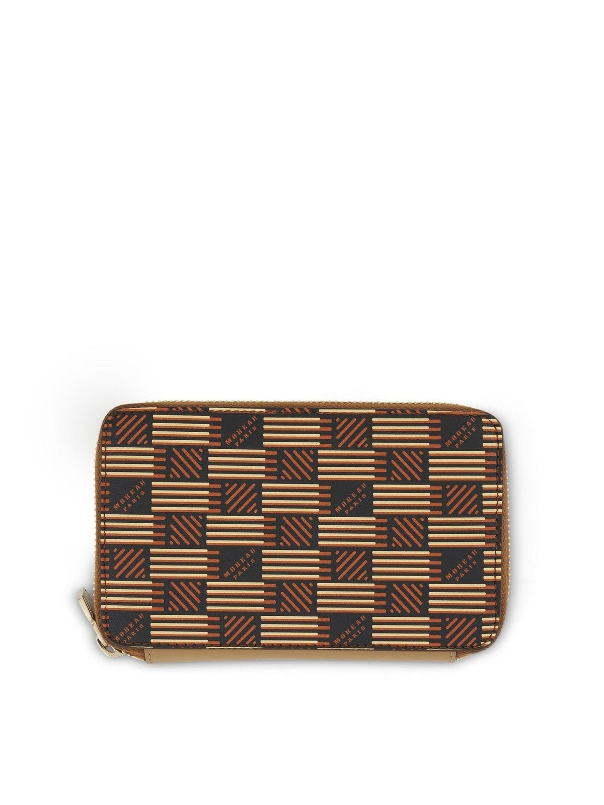 Image of Wallets & Money Clips. Product name - Continental Zip Wallet in Brown colour by brand - MOREAU