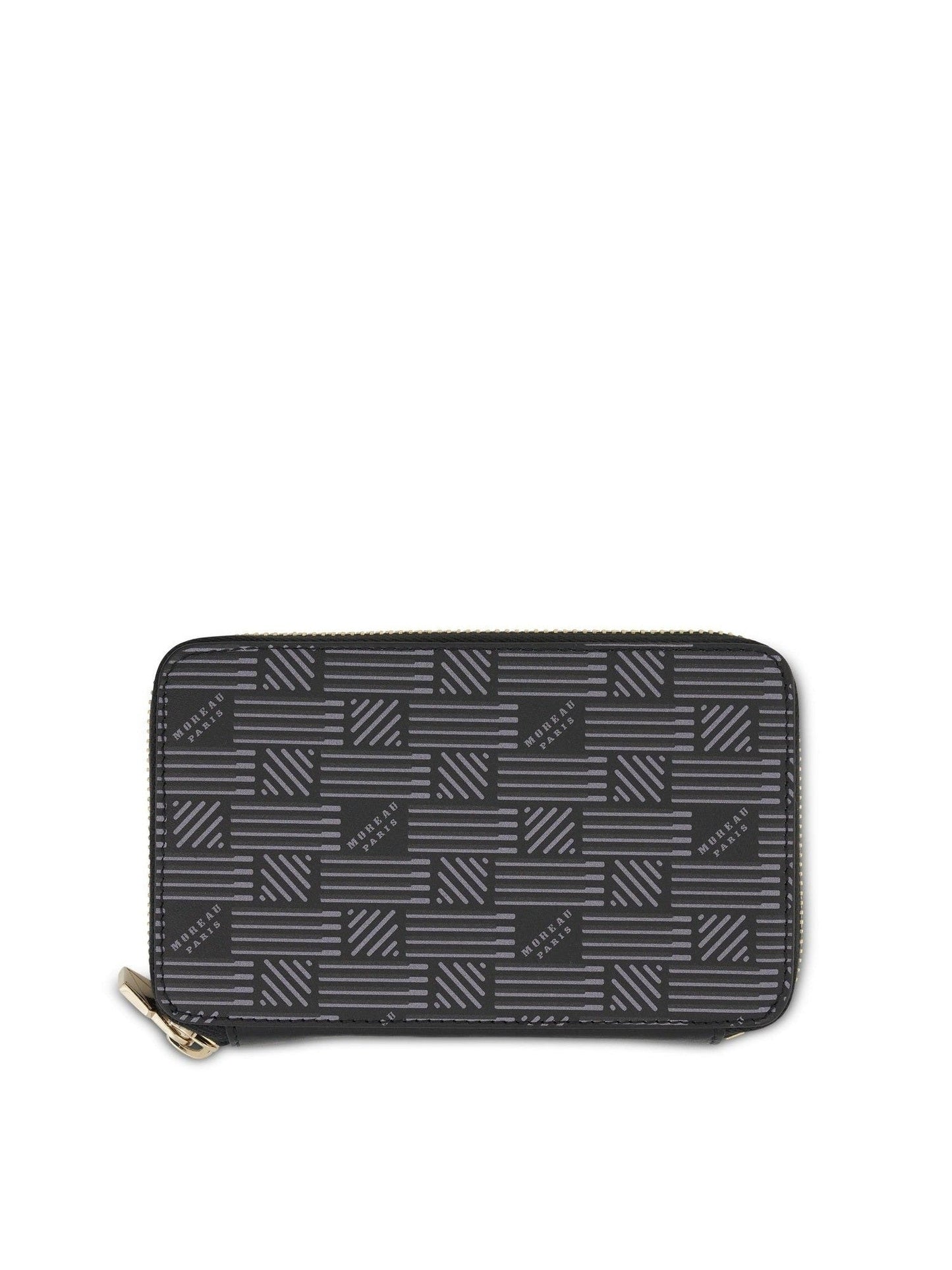 Image of Wallets & Money Clips. Productname: MOREAU Continental Zip Wallet in Black colour by brand - MOREAU
