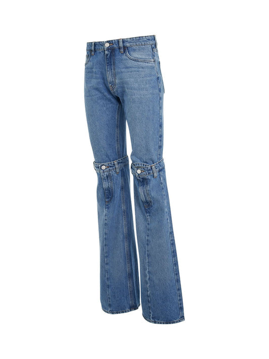 COPERNI Open Knee Jeans (Washed Blue)