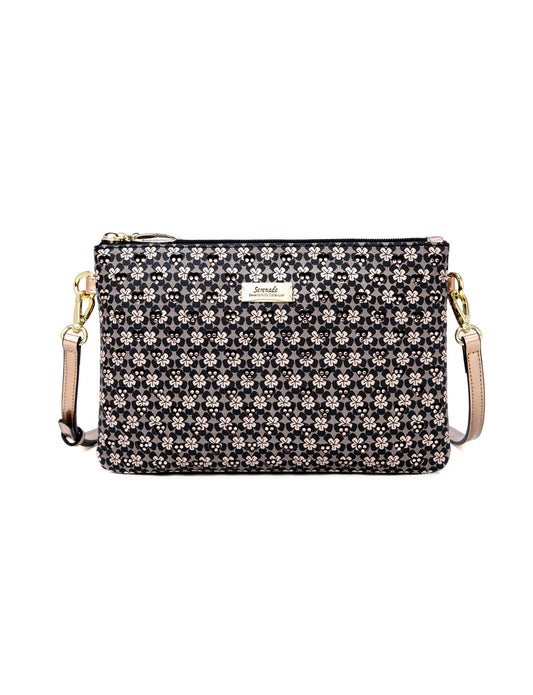 DYLAN VEGAN CROSS BODY BAG- CP17-1010-BLK