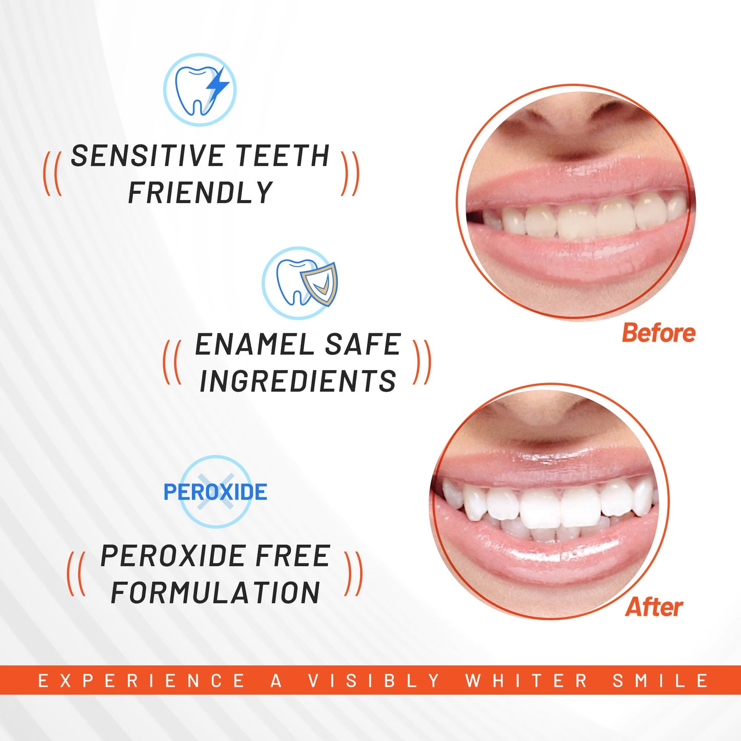 White Glo Activated Charcoal Deep Stain Remover Whitening Strips