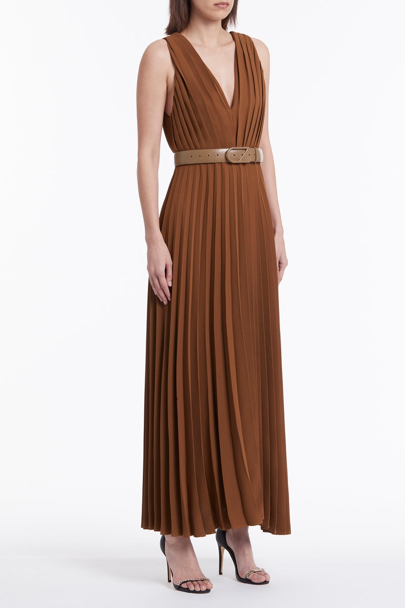 Carla Zampatti Cz Logo Covered Belt (Tan)