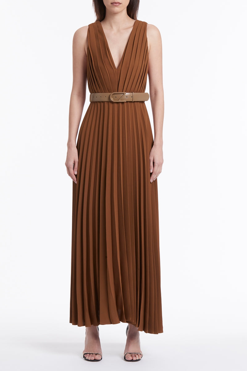 Carla Zampatti Cz Logo Covered Belt (Tan)