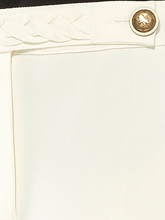 GIVENCHY Cable Belt Pants (White)