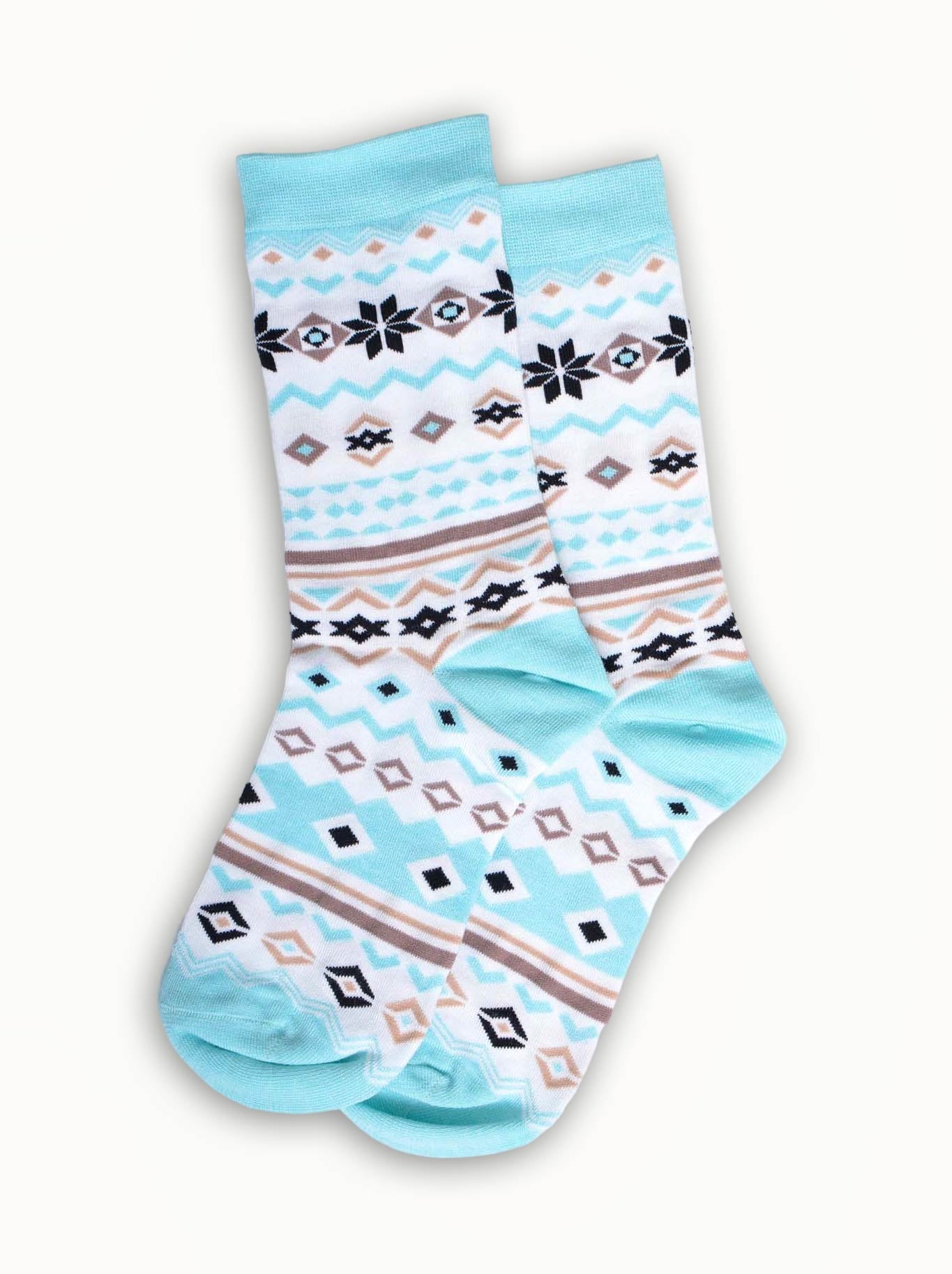 CAKE PRINTED CREW SOCKS (Animal)