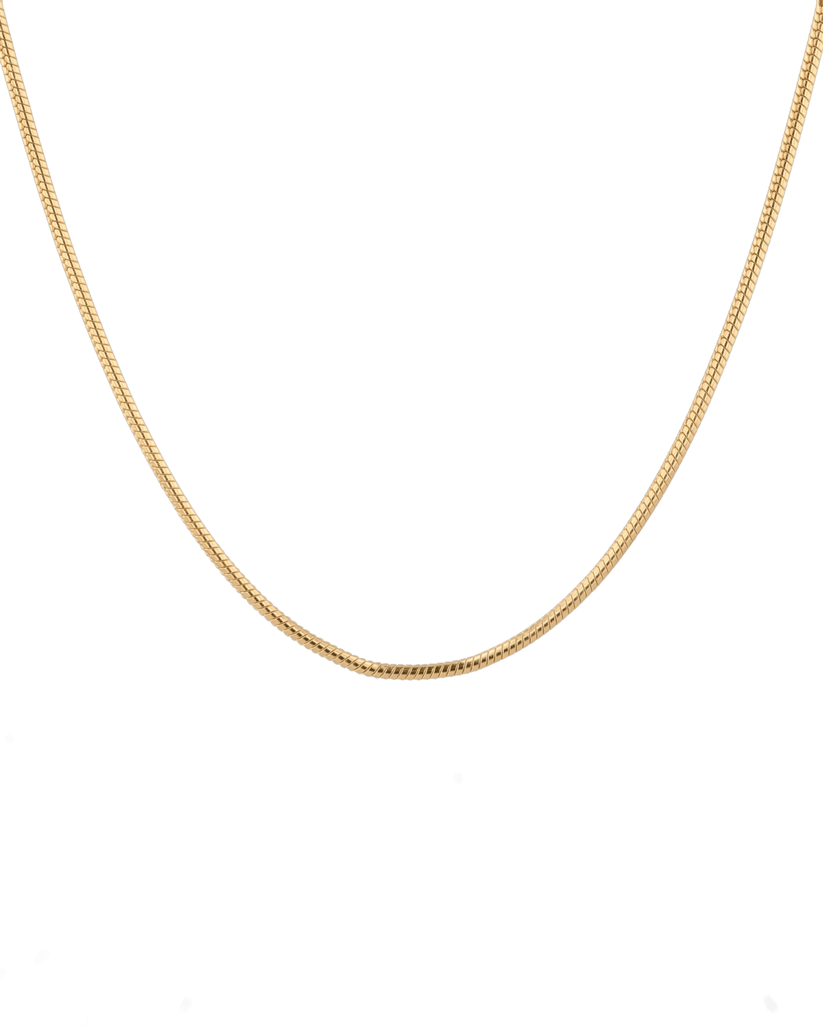 Image of Necklaces. Product name - Cali Gold Snake Chain Necklace in colour by brand - LAVANA