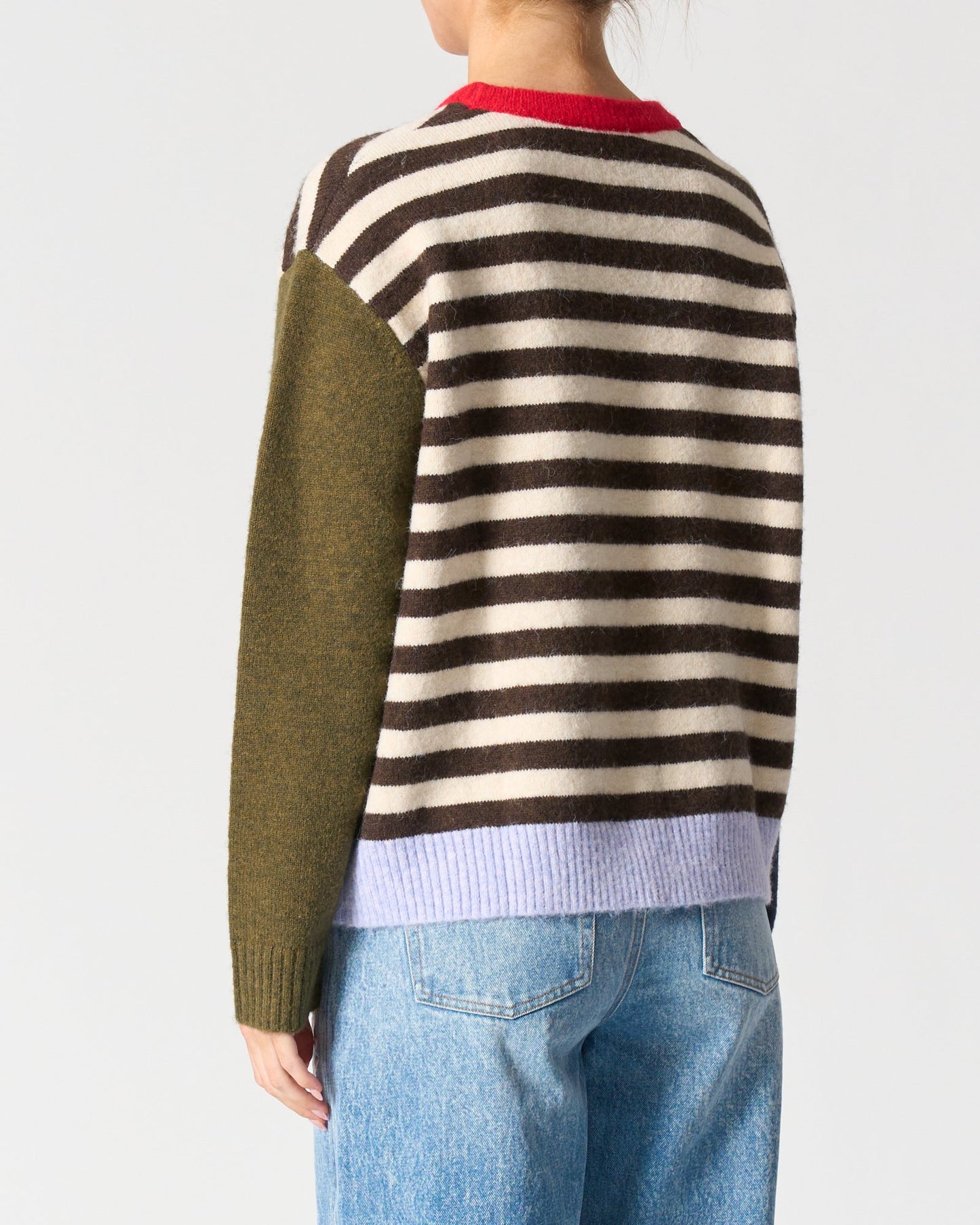 Walnut Melbourne California jumper (Cream Stripe)