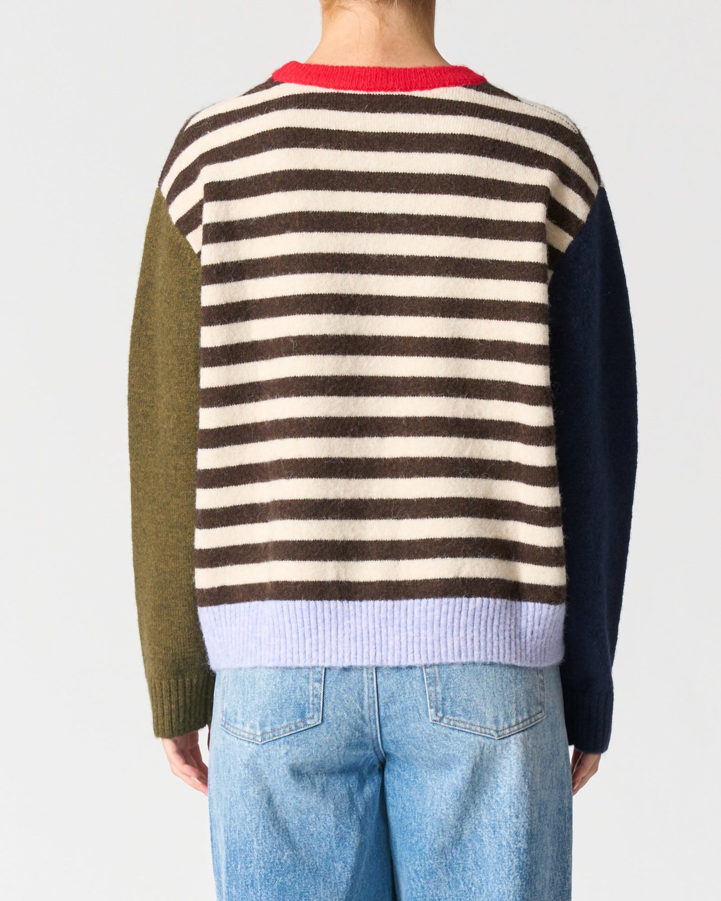 Walnut Melbourne California jumper (Cream Stripe)