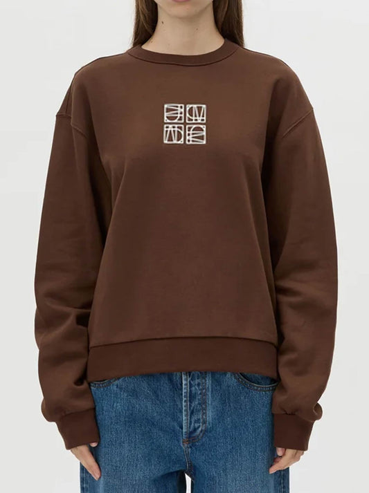 Image of a model wearing Tops. Product name - CAMILLA AND MARC CRIOLLO TRACKSUIT TOP in Chocolate colour by brand - Camilla And Marc
