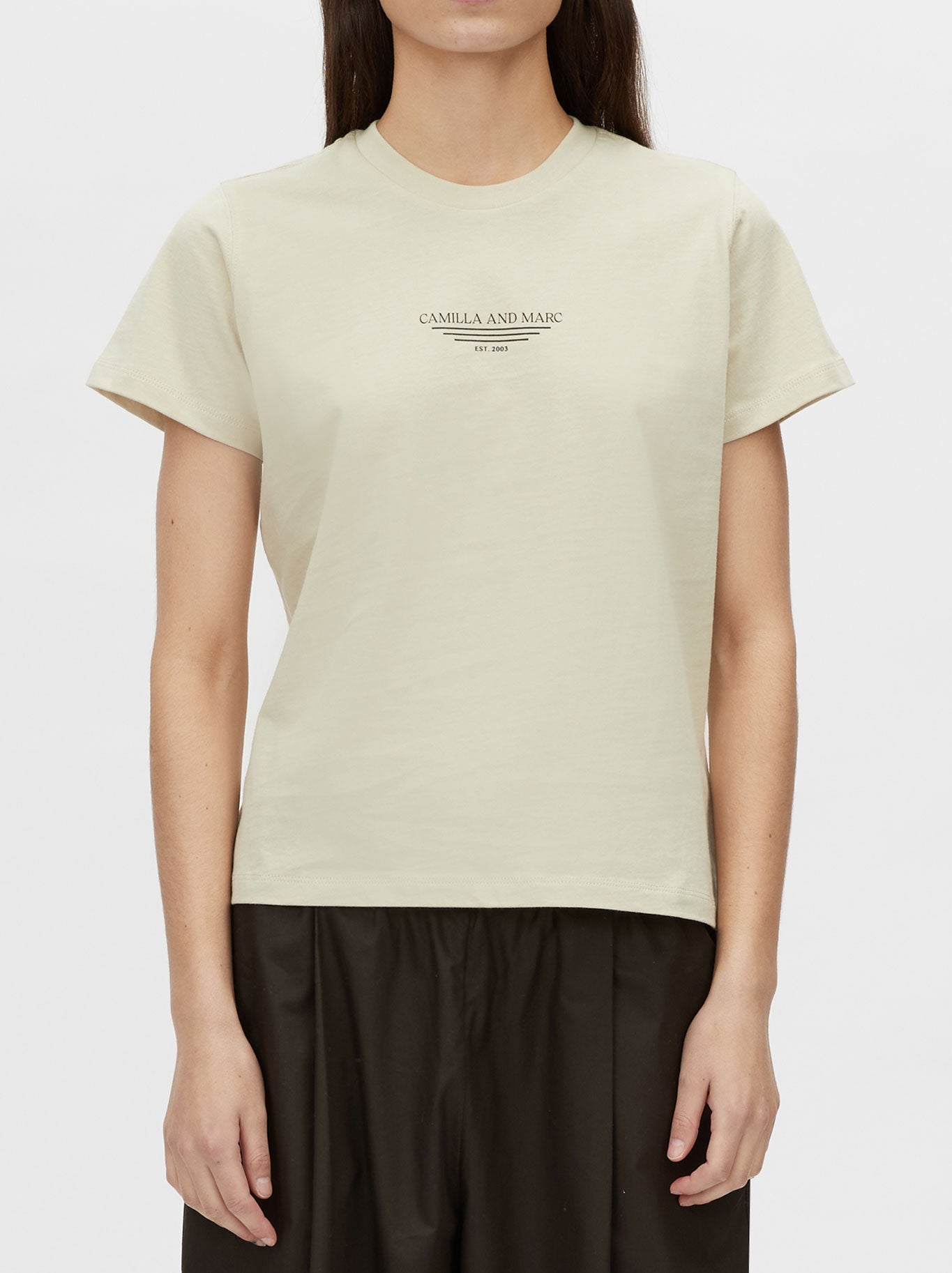 CAMILLA AND MARC JANICE NEAT FIT TEE (Stone)