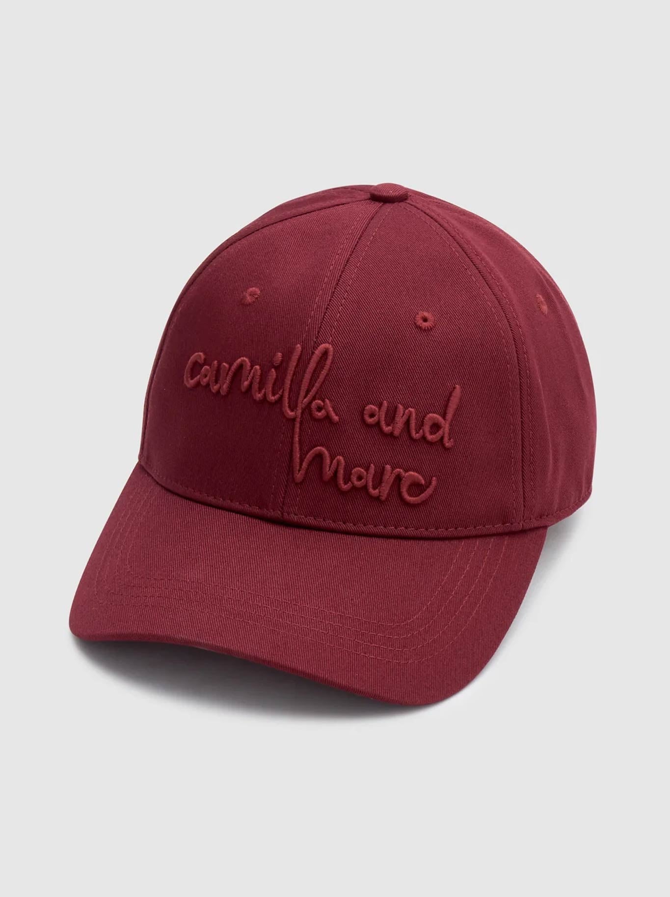 CAMILLA AND MARC MAREN EMBROIDERED CAP (Black)