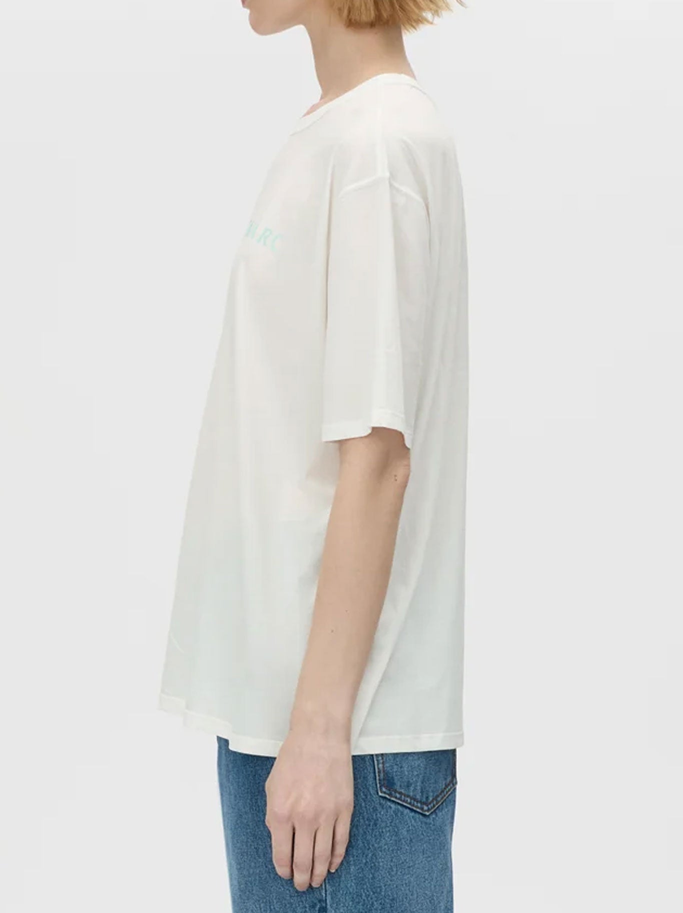CAMILLA AND MARC NAVARRO LOGO TEE (White Forest)