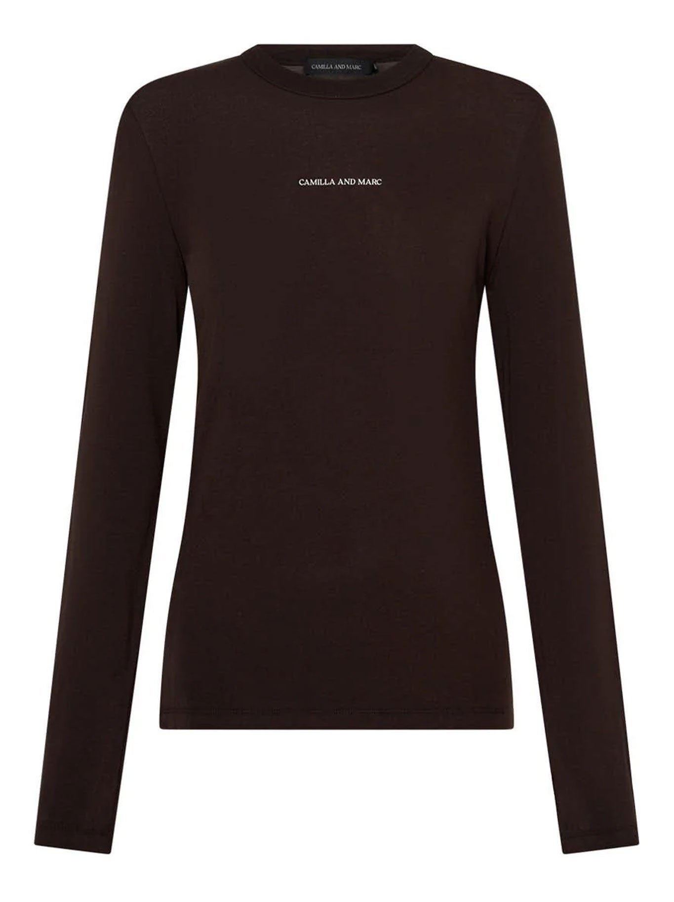 CAMILLA AND MARC PARK LONG SLEEVE LOGO TOP (Chalk)