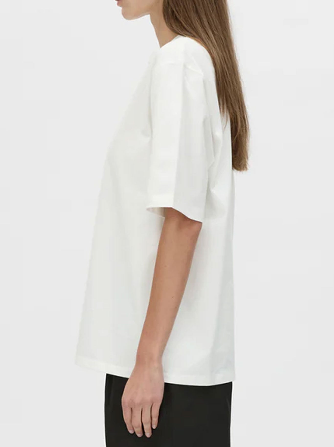 CAMILLA AND MARC PATINA FRONT MONOGRAM TEE (Soft White)