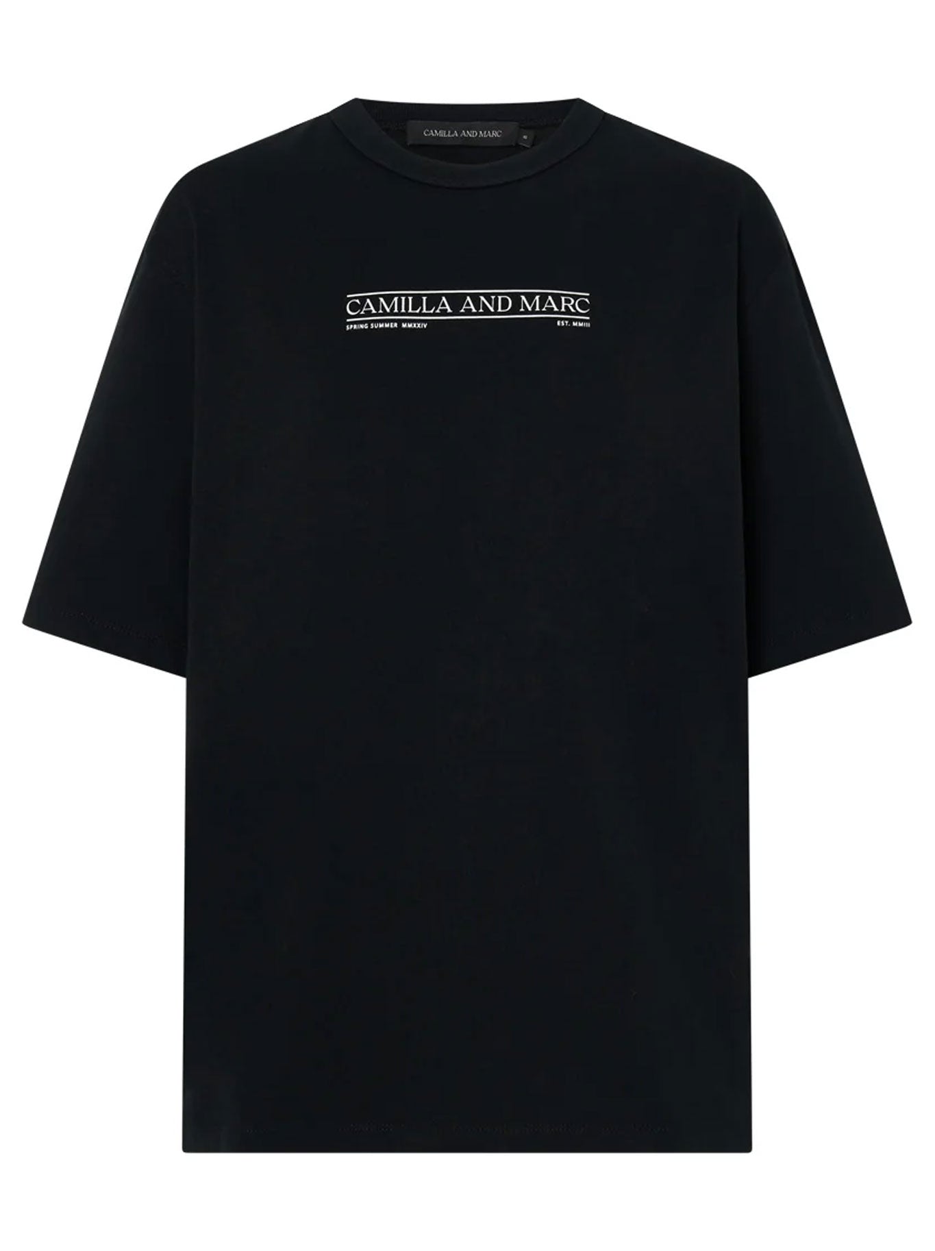 CAMILLA AND MARC RIGEL LOGO TEE (Black)