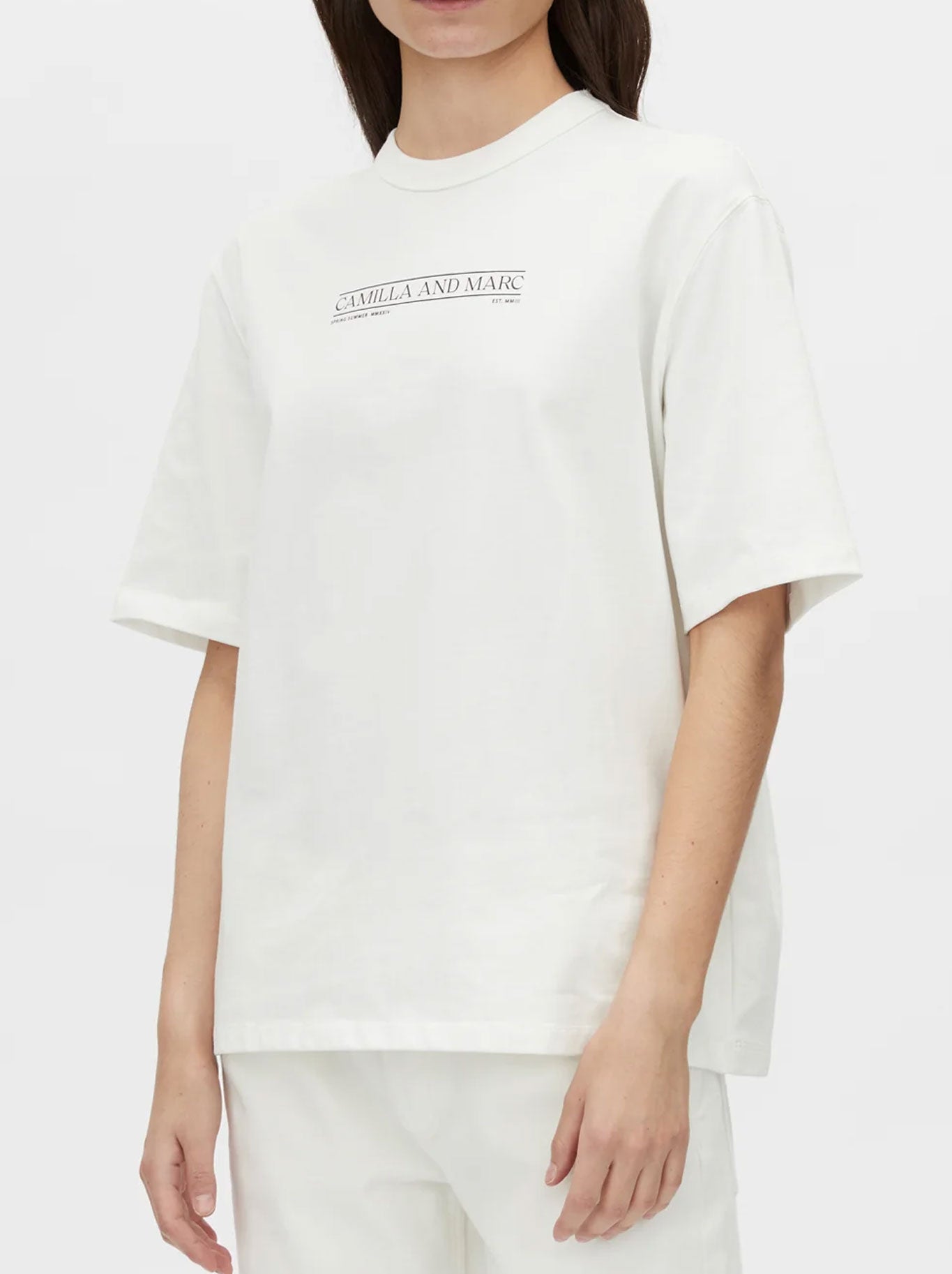 CAMILLA AND MARC RIGEL LOGO TEE (Black)