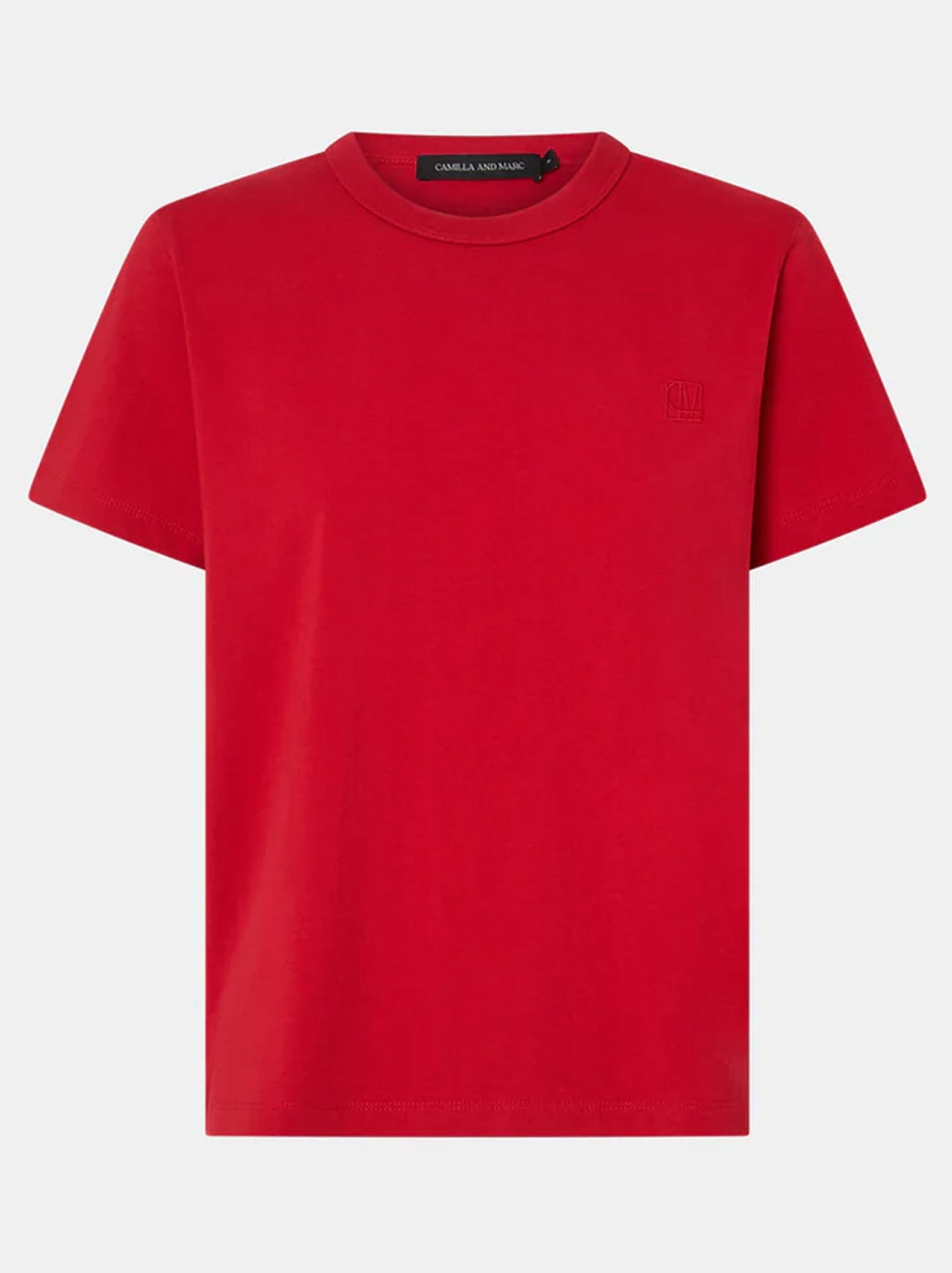 CAMILLA AND MARC ROSA MONOGRAM NEAT FIT TEE (Poppy)