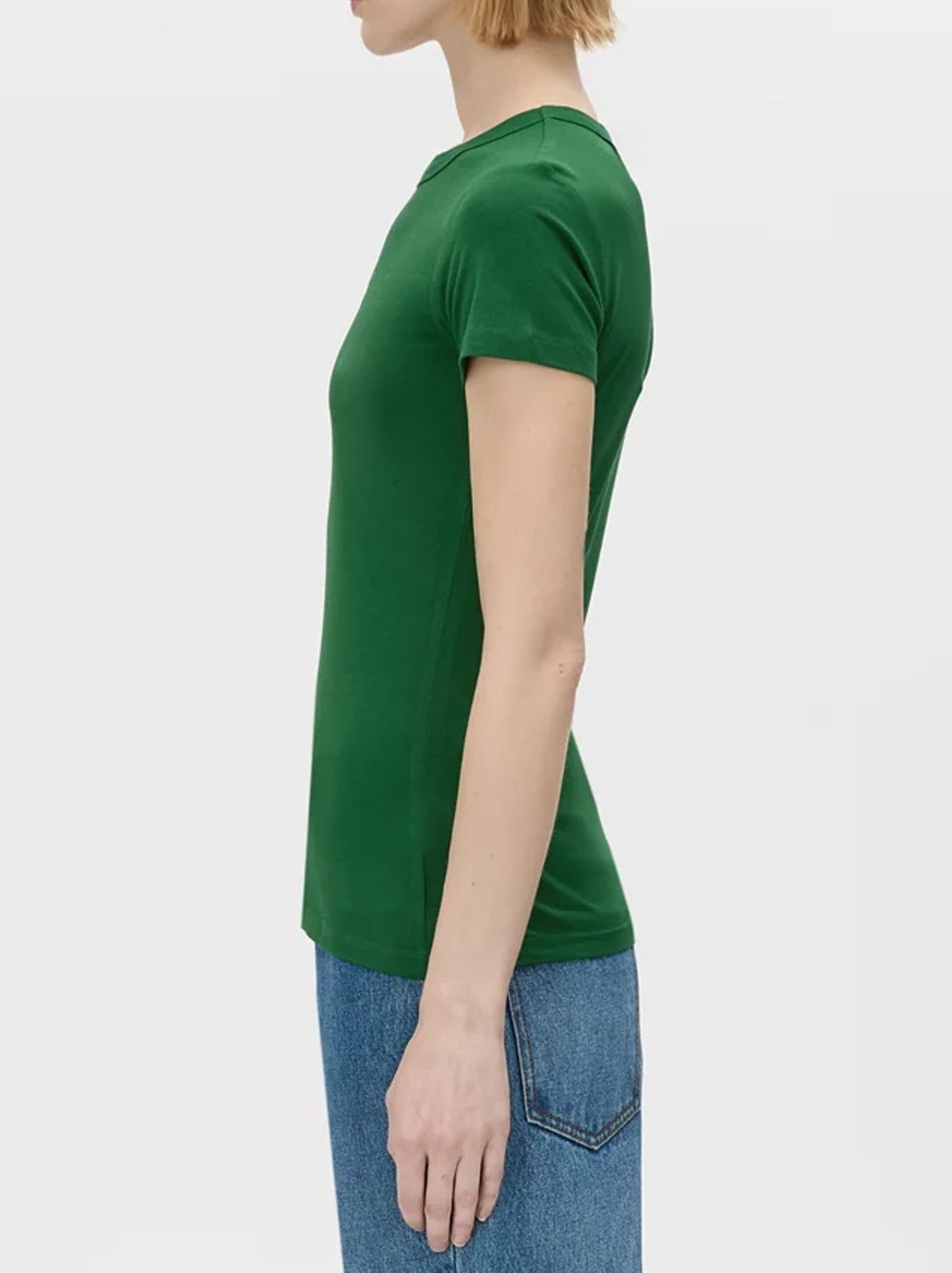 CAMILLA AND MARC SUVERO SLIM FIT LOGO TEE (Forest Green)