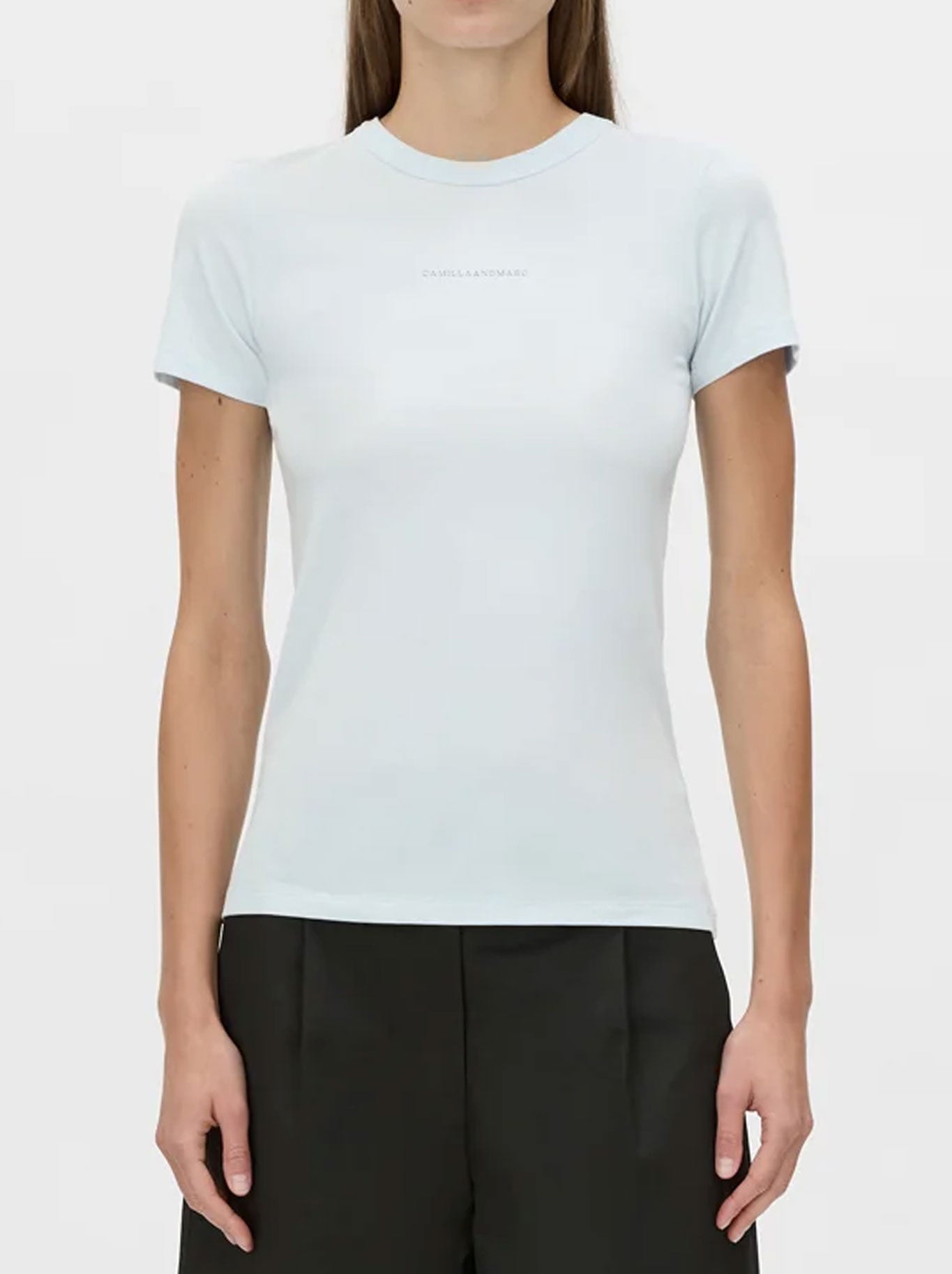 CAMILLA AND MARC SUVERO SLIM FIT LOGO TEE (Forest Green)