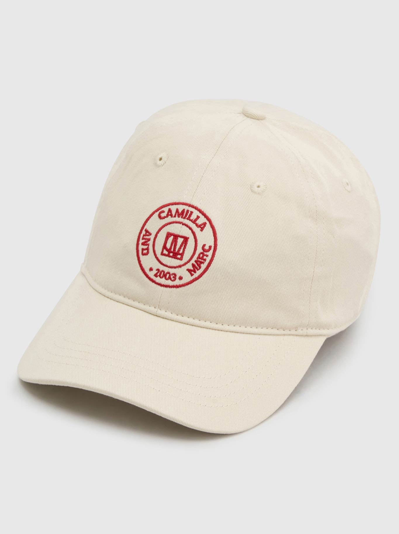 CAMILLA AND MARC WESTELY EMB LOGO CAP (Black Tan)