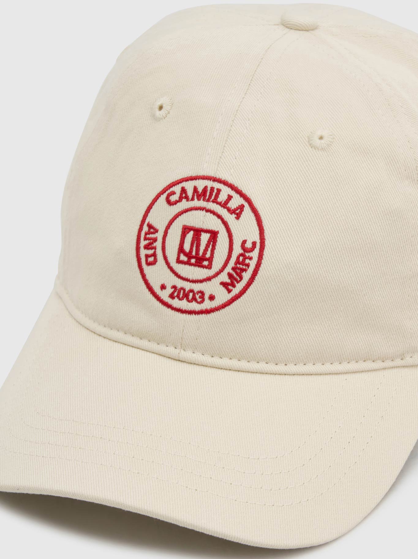 CAMILLA AND MARC WESTELY EMB LOGO CAP (Black Tan)