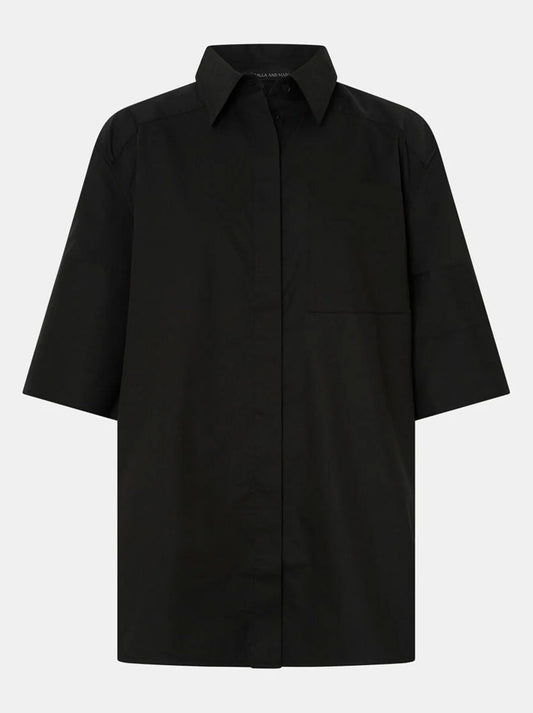 CAMILLA AND MARC WINSLOW SHORT SLEEVE SHIRT (Black)