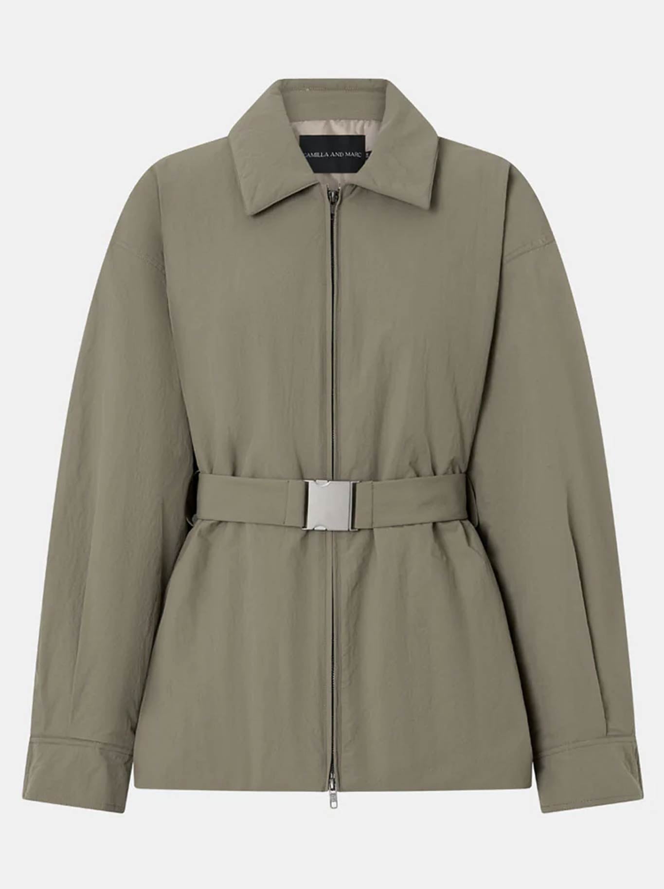 CAMILLA AND MARC MANON PADDED BELTED JACKET (Clay)