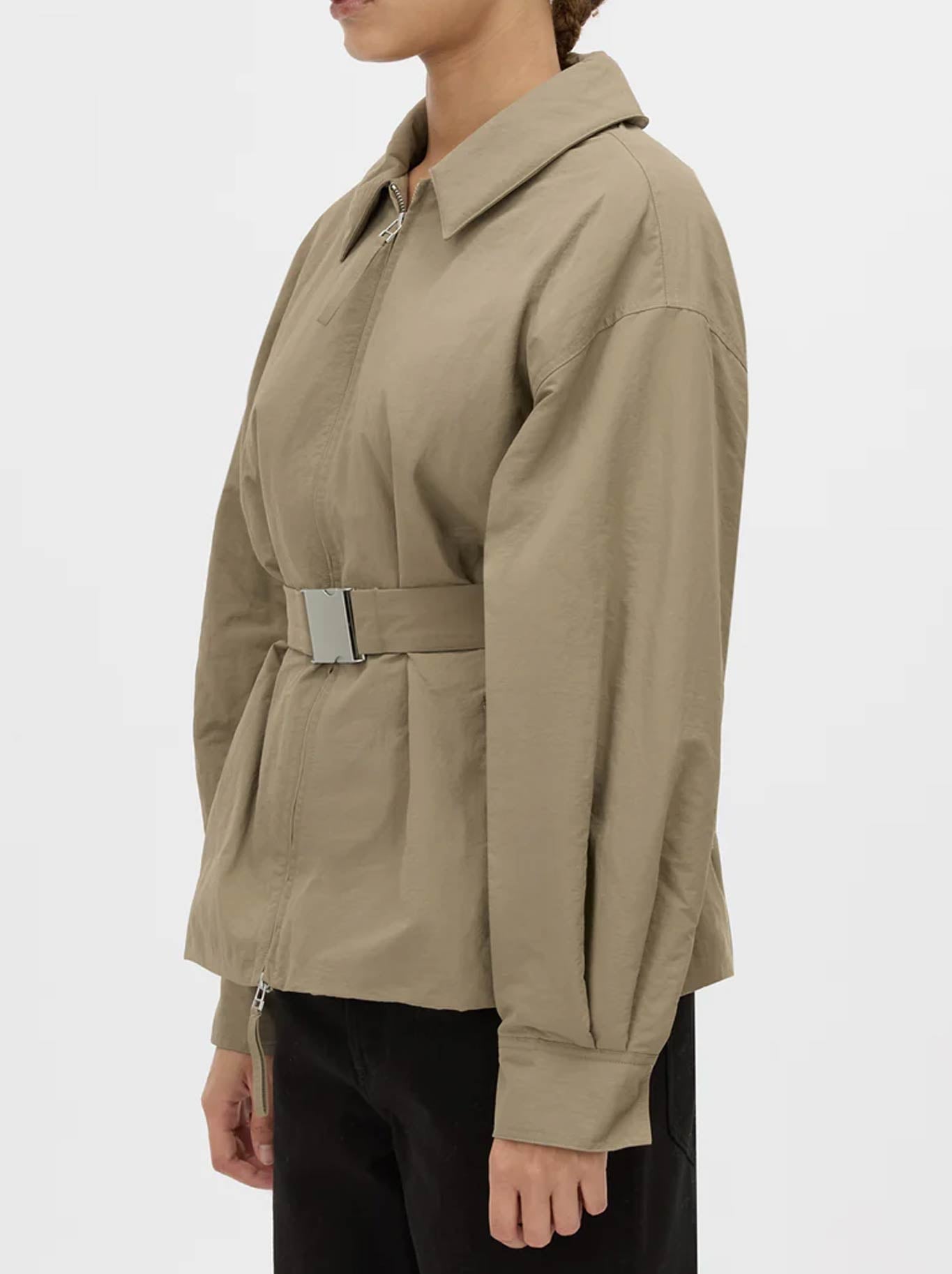 CAMILLA AND MARC MANON PADDED BELTED JACKET (Clay)