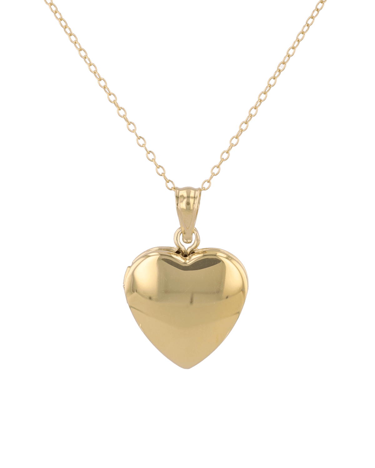 Image of Necklaces. Product name - Canvas Heart Locket Necklace Gold in colour by brand - LAVANA