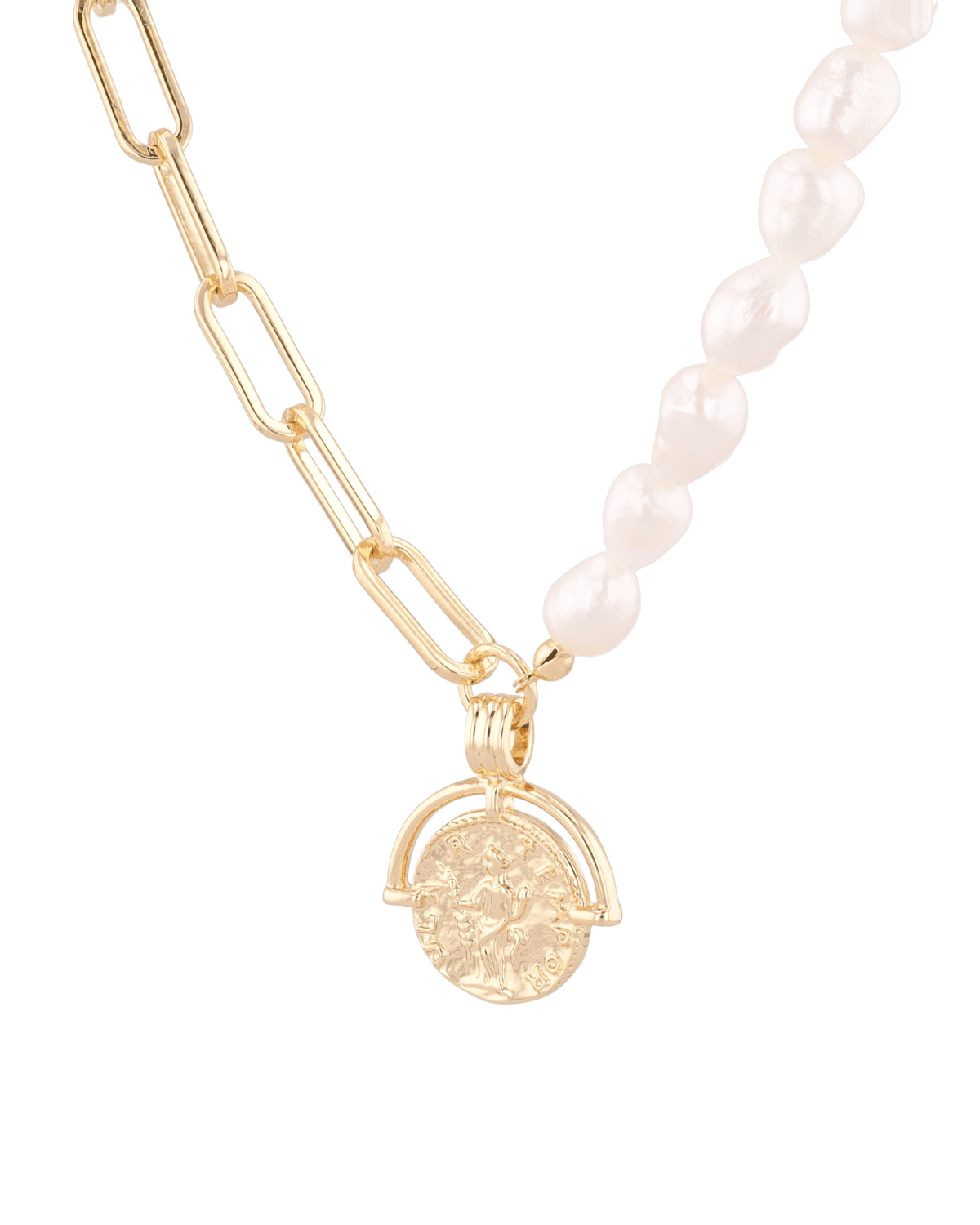 LAVANA Capri Gold Pearl Necklace
