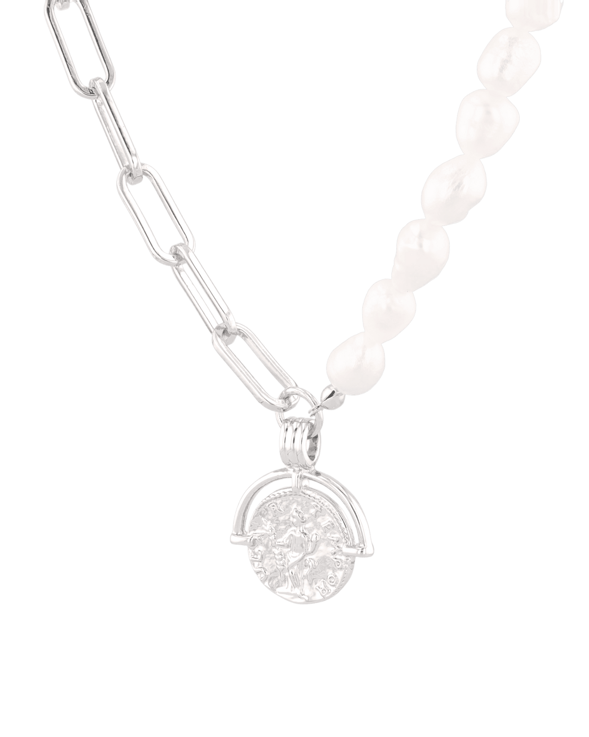 LAVANA Capri Silver Pearl Necklace