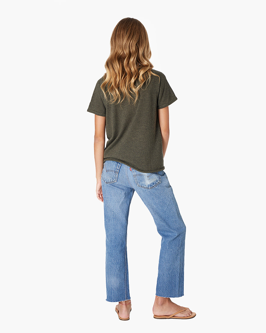 Cashmere Classic Tee (Moss)