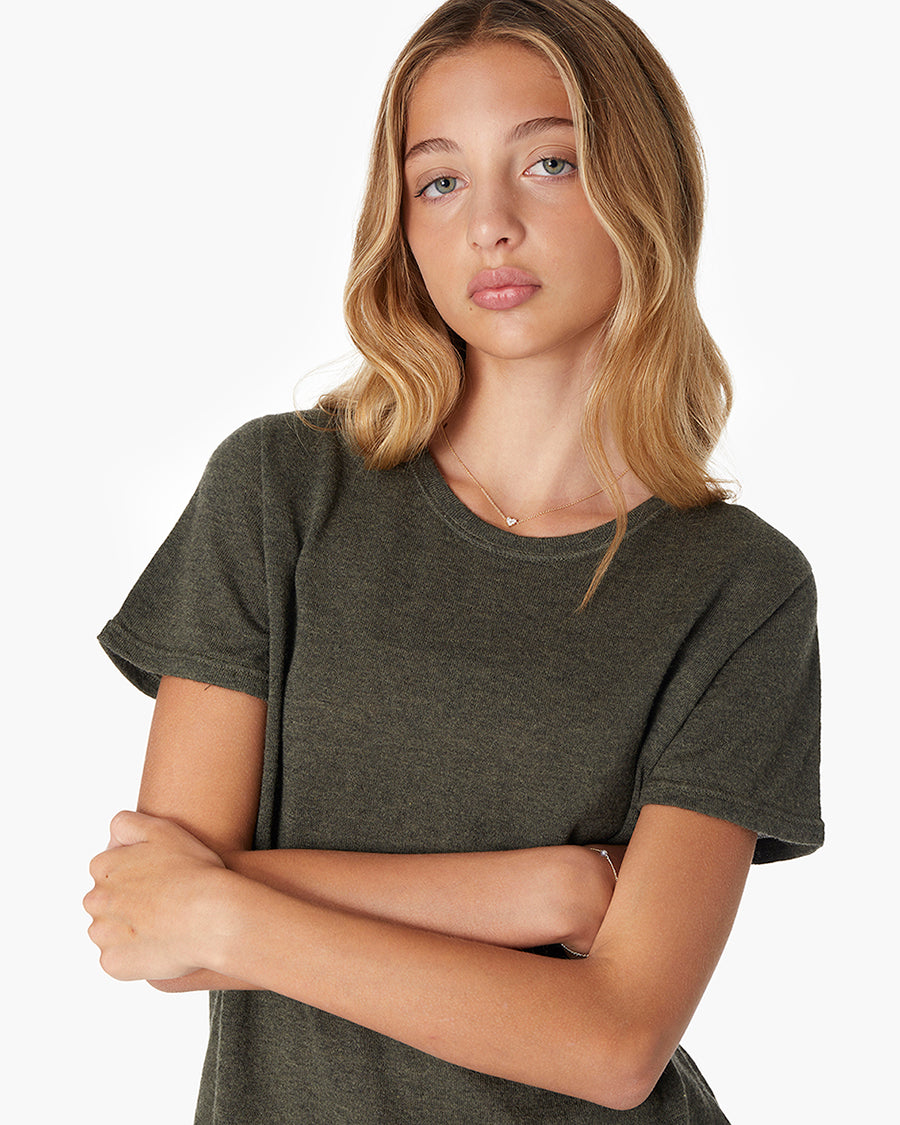 Cashmere Classic Tee (Moss)
