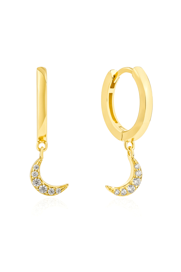 Image of Earrings. Productname: Jewel Citizen | Celeste Hoop Earrings in Gold colour by brand - Jewellery