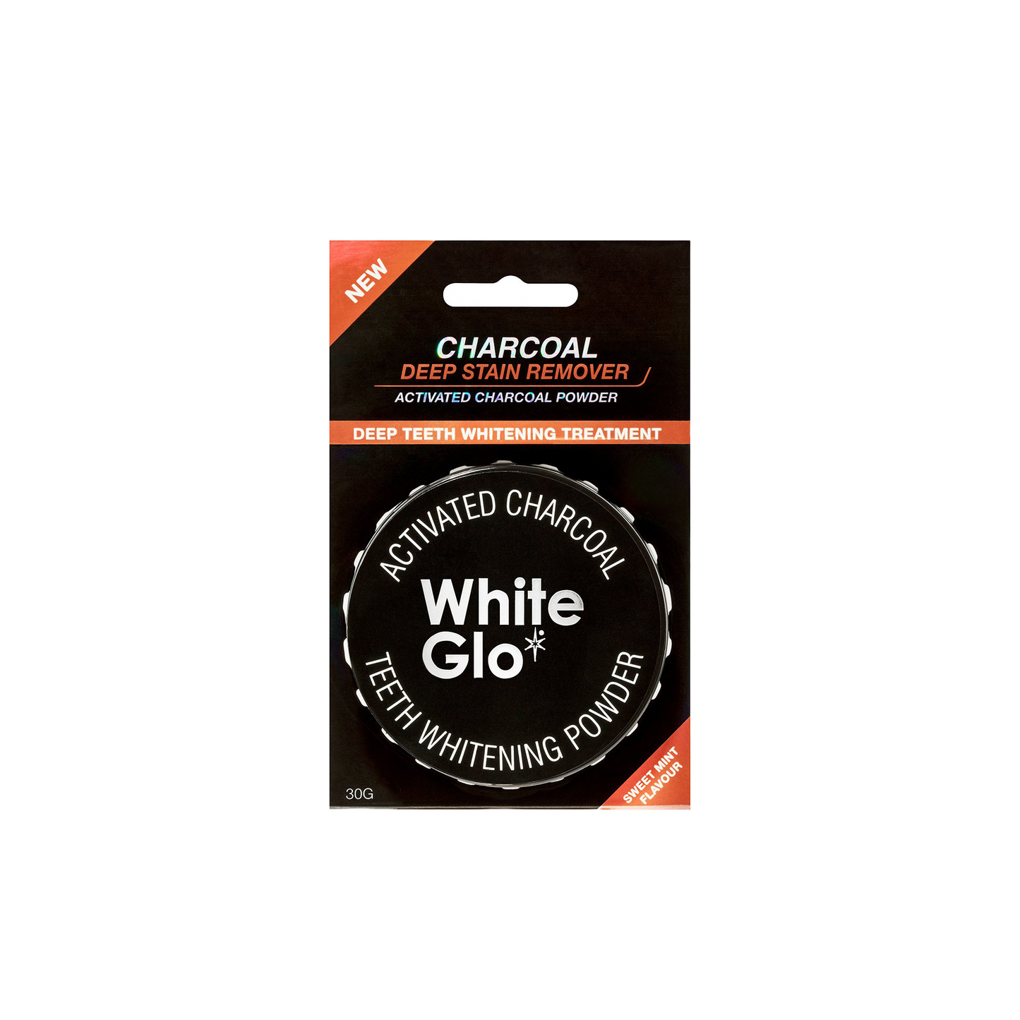 Image of Teeth Whiteners. Product name - Activated Charcoal Teeth Whitening Powder in colour by brand - White Glo