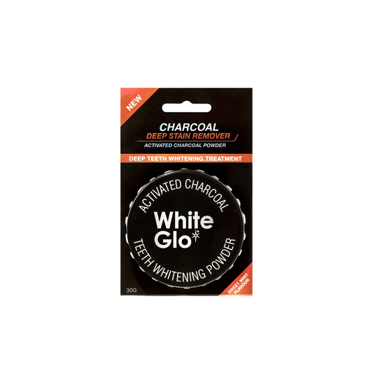 Image of Teeth Whiteners. Product name - Activated Charcoal Teeth Whitening Powder in colour by brand - White Glo