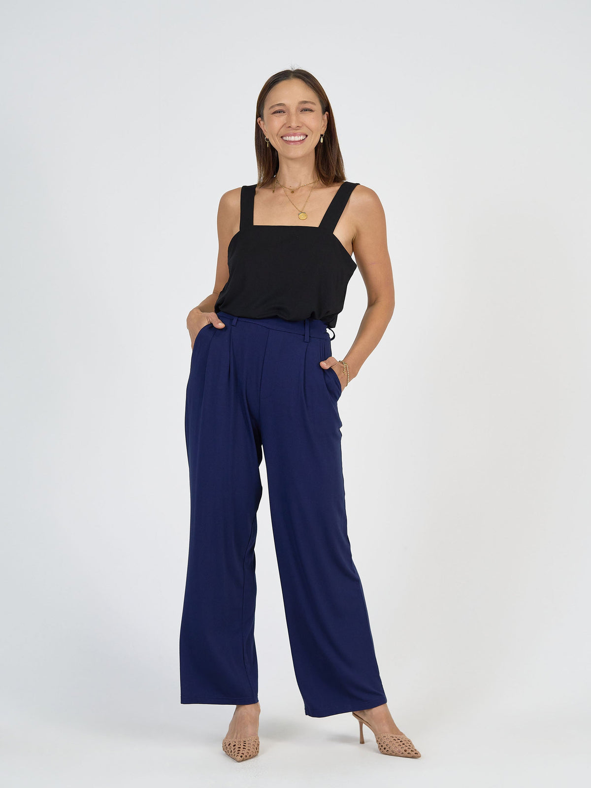 Lou Lou Charli Bamboo Cami (Black)