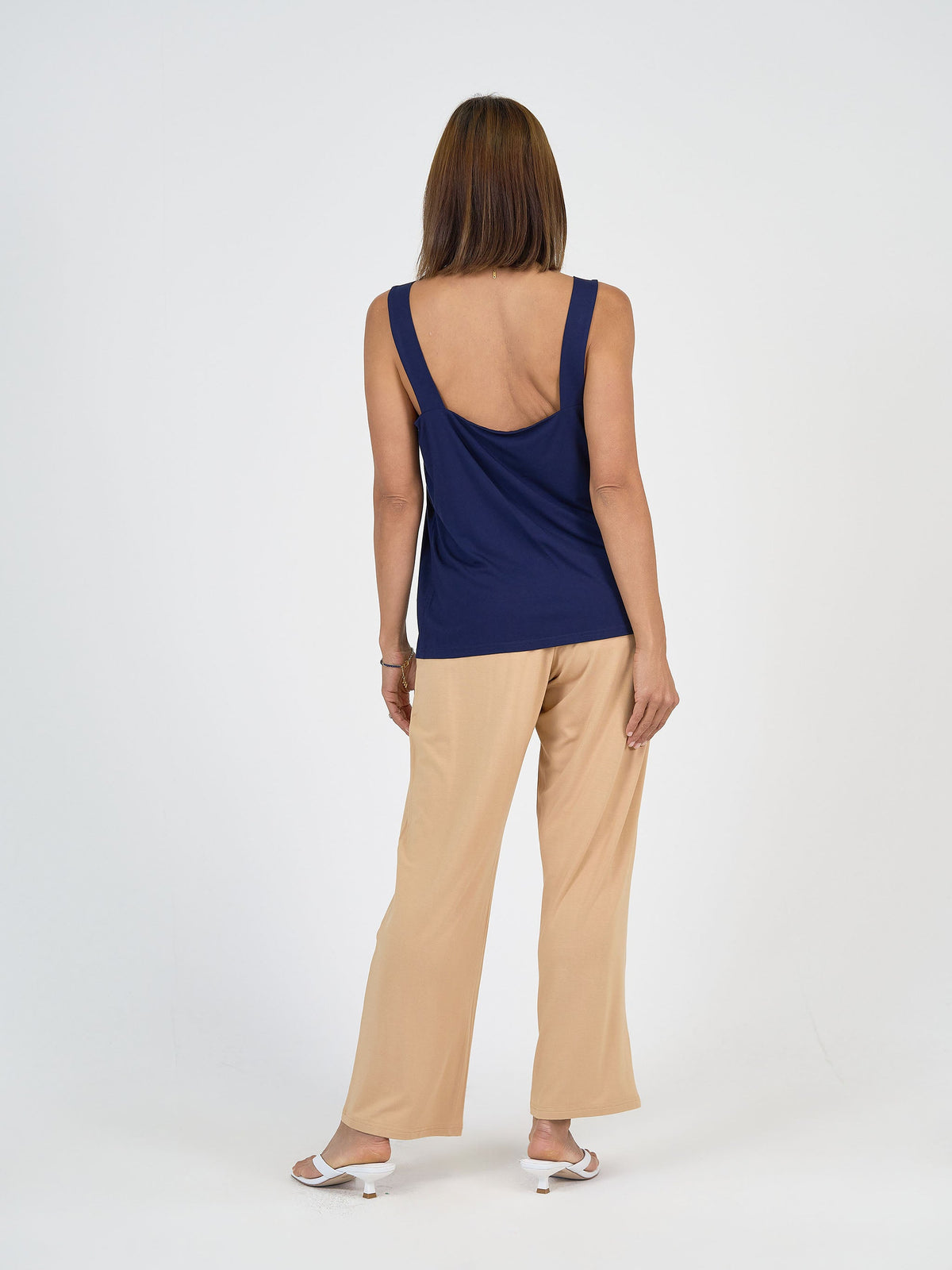 Lou Lou Charli Bamboo Cami (Navy)