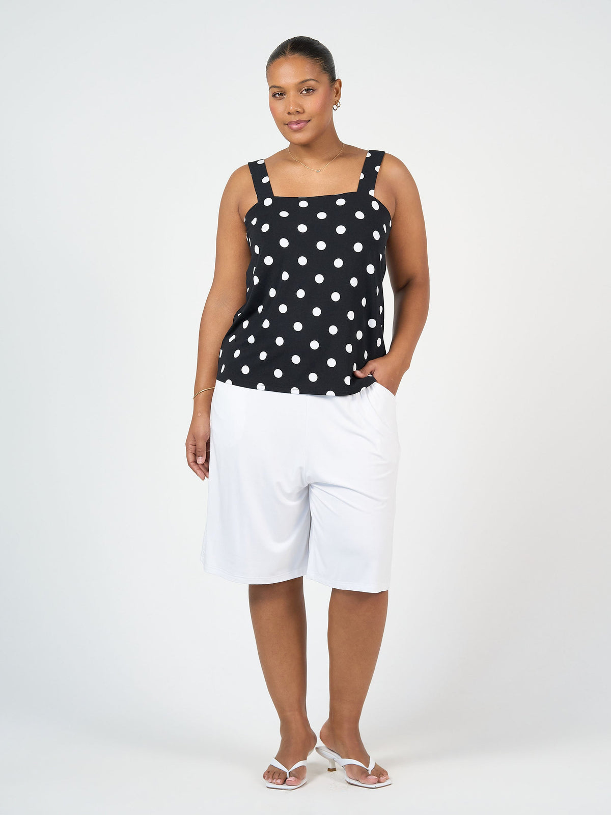 Lou Lou Charli Bamboo Cami (Polka Dot)